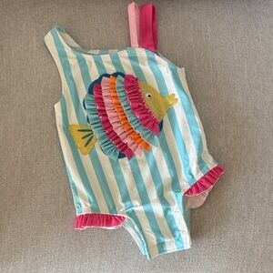 Mud Pie Girls fish Swimsuit